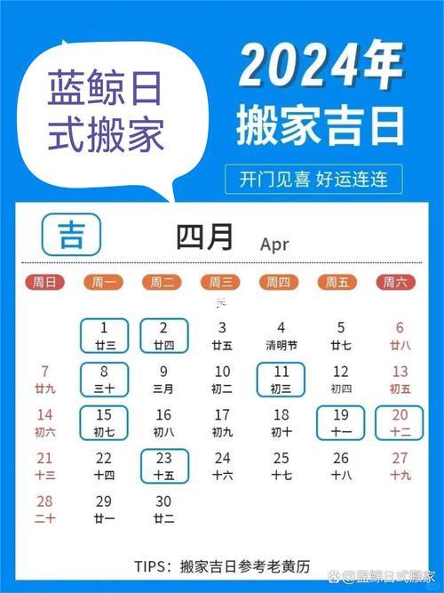 2026年4月份出門吉日