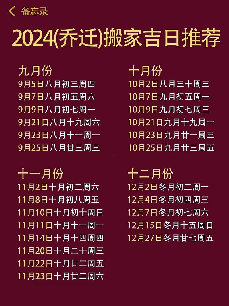 2026年4月適合喬遷的日子