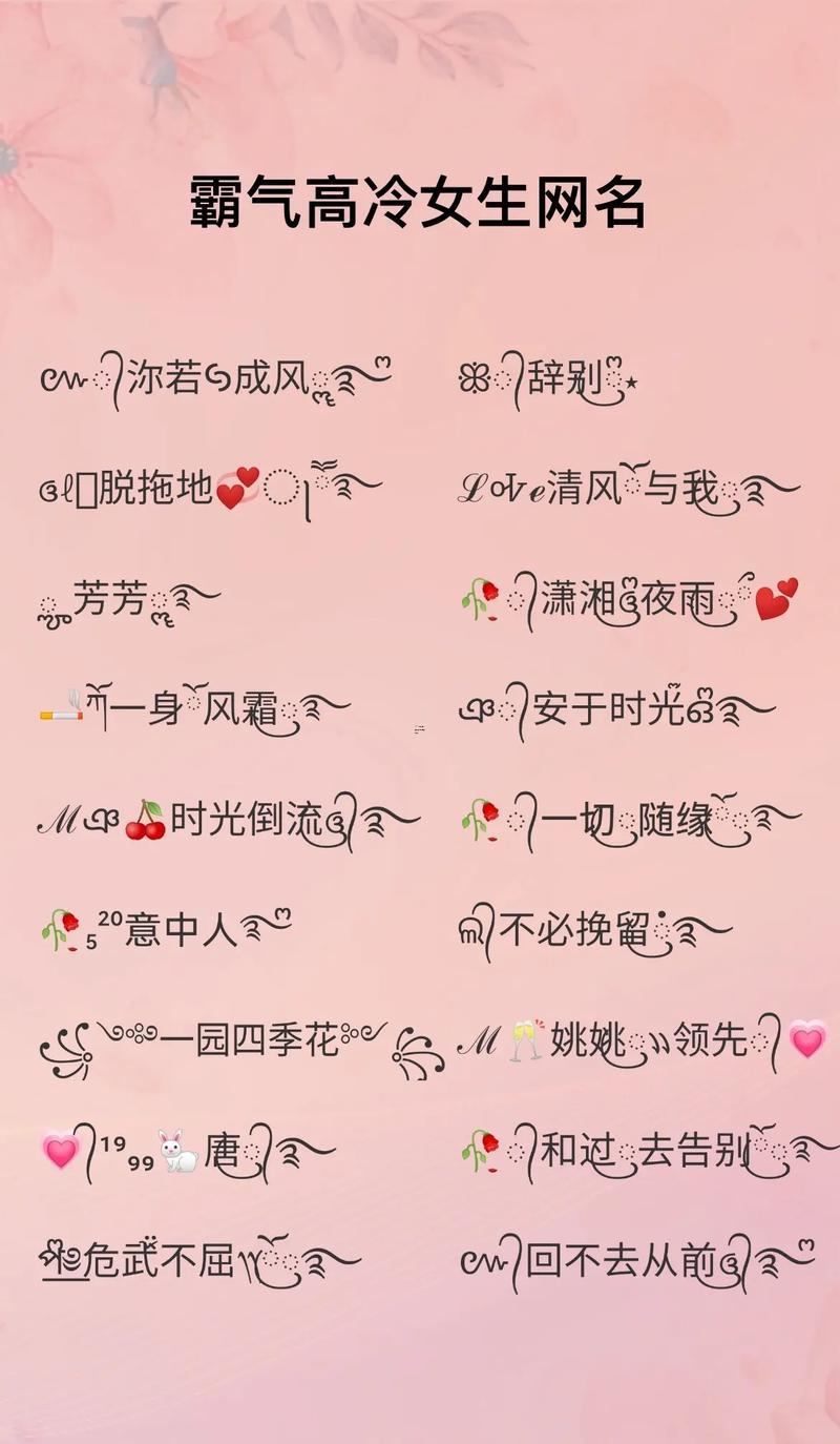 特別有氣質的昵稱