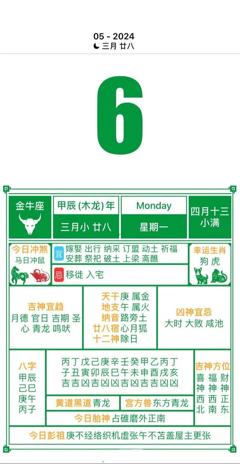 2026年5月農(nóng)歷黃道吉日