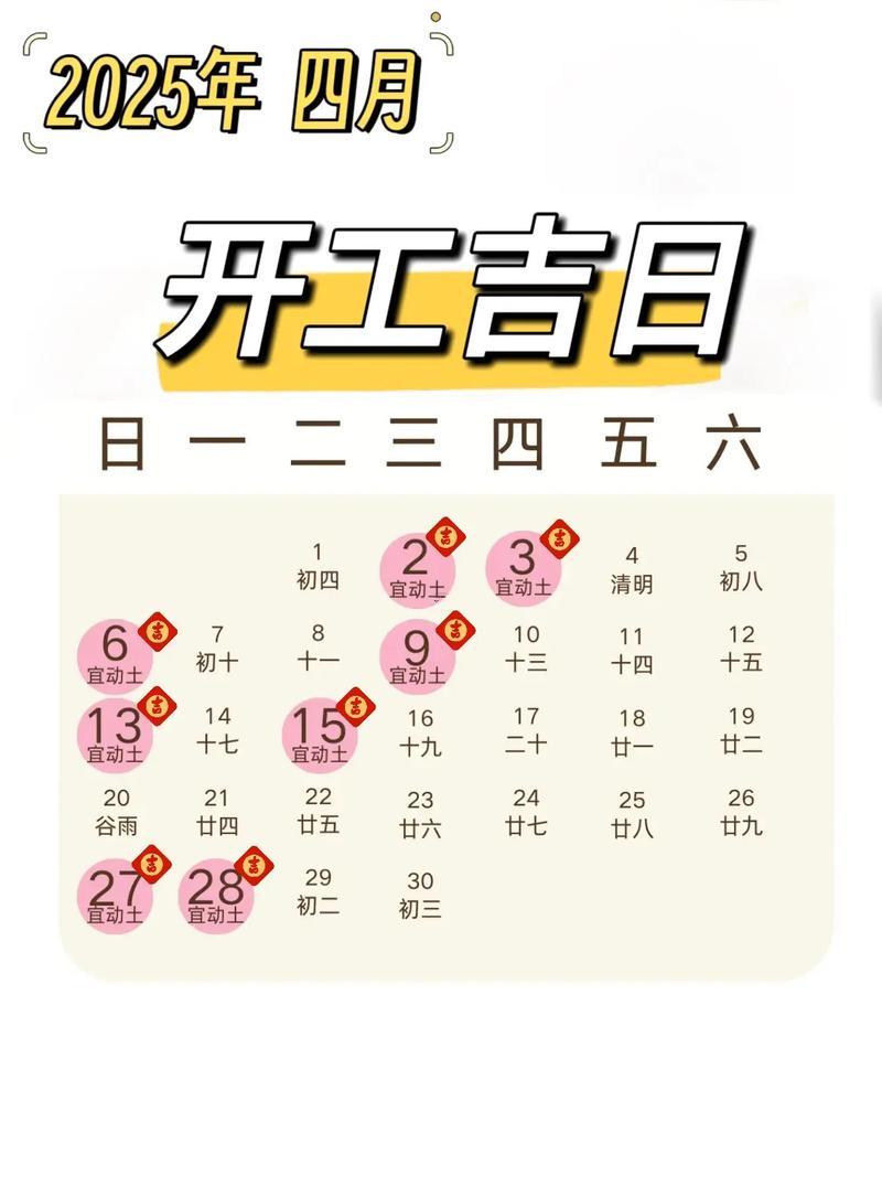 2026年4月裝修開工吉日最佳時間