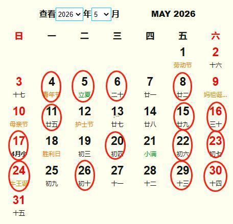 2026年10月看病求醫(yī)好日子